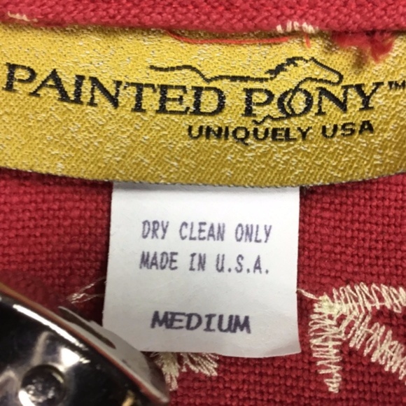 Embroidered Linen Jacket Lagenlook by Painted Pony - Picture 5 of 8